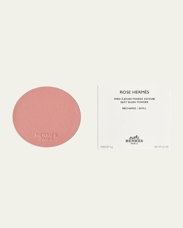 Rose Hermes Silky Blush Powder Refill
